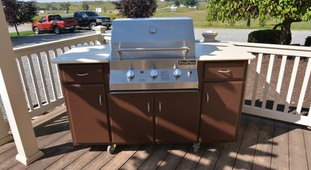 custom outdoor grill by dutch valley woodworking